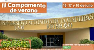  Organiza la UAT en Río Bravo el campamento de verano infantil
